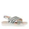 Sandales ARGENT Fille Motif Uni Scratch