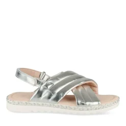 Sandales ARGENT Fille Motif Uni Scratch