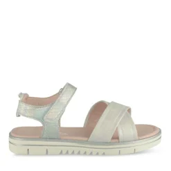 Sandales ARGENT Fille Motif Iridescent Scratch