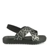 Sandales ARGENT Fille Motif Animal Elastique