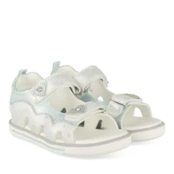 Sandales ARGENT Fille Motif Coeurs Scratch