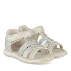 Sandales ARGENT Fille Motif Multicolore Scratch