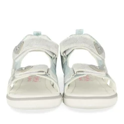 Sandales ARGENT Fille Motif Coeurs Scratch