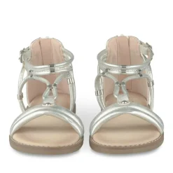 Sandales ARGENT Fille Motif Iridescent Fermeture éclair