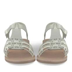 Sandales ARGENT Fille Motif Uni Scratch