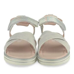 Sandales ARGENT Fille Motif Iridescent Scratch