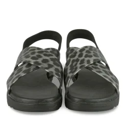 Sandales ARGENT Fille Motif Animal Elastique