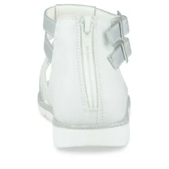 Sandales ARGENT Fille Motif Uni Fermeture éclair