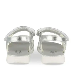 Sandales ARGENT Fille Motif Iridescent Scratch