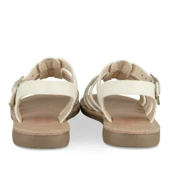 Sandales ARGENT Fille Motif Iridescent Boucle