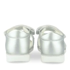 Sandales ARGENT Fille Motif Perle Scratch