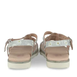 Sandales ARGENT Fille Motif Uni Scratch