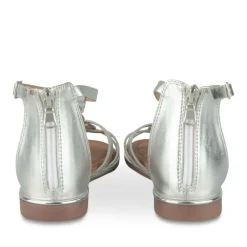 Sandales ARGENT Fille Motif Iridescent Fermeture éclair