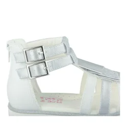 Sandales ARGENT Fille Motif Uni Fermeture éclair