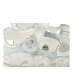 Sandales ARGENT Fille Motif Coeurs Scratch