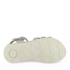 Sandales ARGENT Fille Motif Uni Scratch