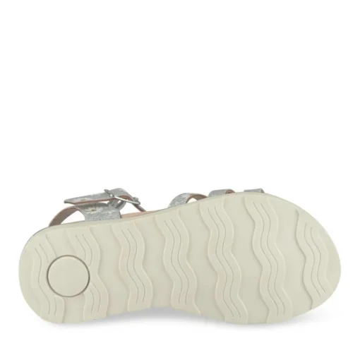 Sandales ARGENT Fille Motif Uni Scratch