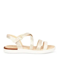 Sandales BEIGE Femme Boucle