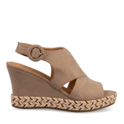 Sandales BEIGE Femme Boucle