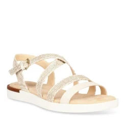 Sandales BEIGE Femme Boucle