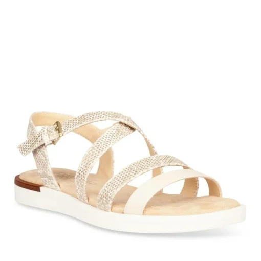 Sandales BEIGE Femme Boucle
