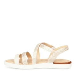 Sandales BEIGE Femme Boucle