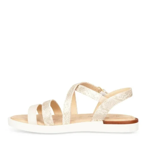 Sandales BEIGE Femme Boucle