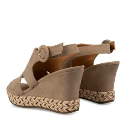 Sandales BEIGE Femme Boucle