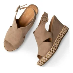 Sandales BEIGE Femme Boucle