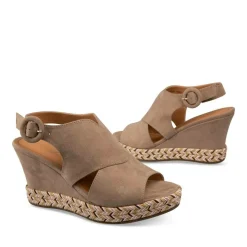 Sandales BEIGE Femme Boucle