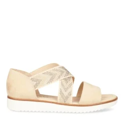 Sandales BEIGE Femme Elastique