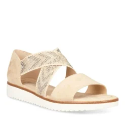 Sandales BEIGE Femme Elastique