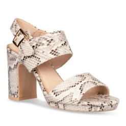 Sandales BEIGE Femme Motif Uni