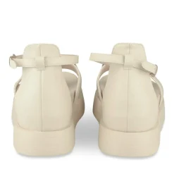 Sandales BEIGE Femme Motif Chaîne Boucle