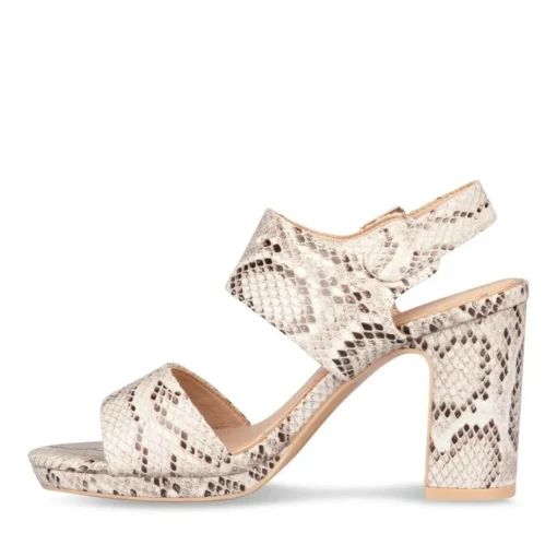Sandales BEIGE Femme Motif Uni