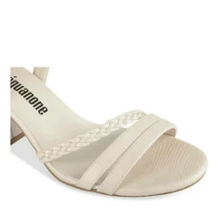 Sandales BEIGE Femme Motif Animal Boucle