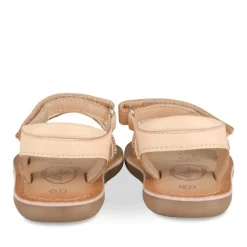 Sandales BEIGE Fille CUIR Motif Perle Scratch