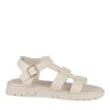 Sandales BEIGE Fille Motif Uni Boucle