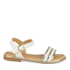 Sandales BEIGE Fille Motif Uni Boucle