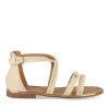 Sandales BEIGE Fille Motif Perle Fermeture éclair