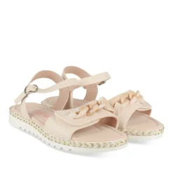 Sandales BEIGE Fille Motif Chaîne Scratch