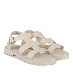 Sandales BEIGE Fille Motif Uni Boucle