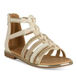 Sandales BEIGE Fille Motif Iridescent Fermeture éclair