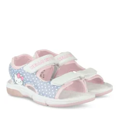 Sandales BEIGE Fille Motif A Pois Scratch