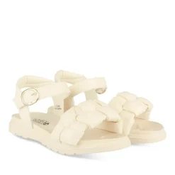 Sandales BEIGE Fille Motif Tressé Scratch