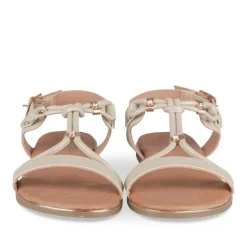 Sandales BEIGE Fille Motif Paillettes Boucle