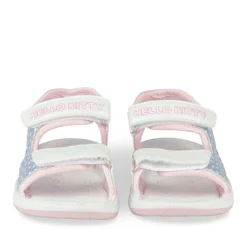 Sandales BEIGE Fille Motif A Pois Scratch