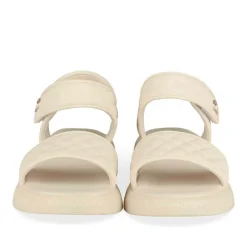 Sandales BEIGE Fille Motif Carreaux Scratch