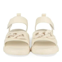 Sandales BEIGE Fille Motif Chaîne Scratch