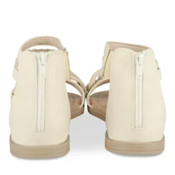 Sandales BEIGE Fille Motif Chaîne Fermeture éclair